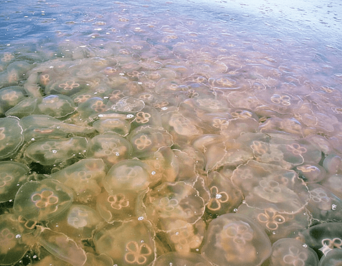 Jellyfish bloom 1